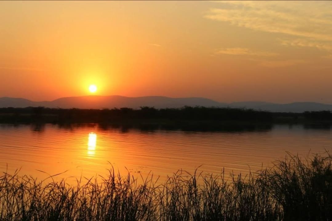 Sunset over the Jozini Dam
